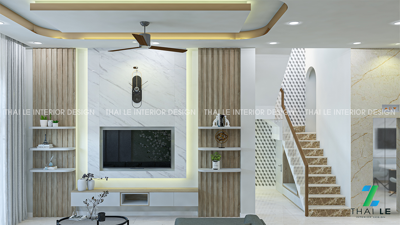 Thiết kế nội thất nhà phố KDC An Thiên Lý Thủ Đức - 340m2